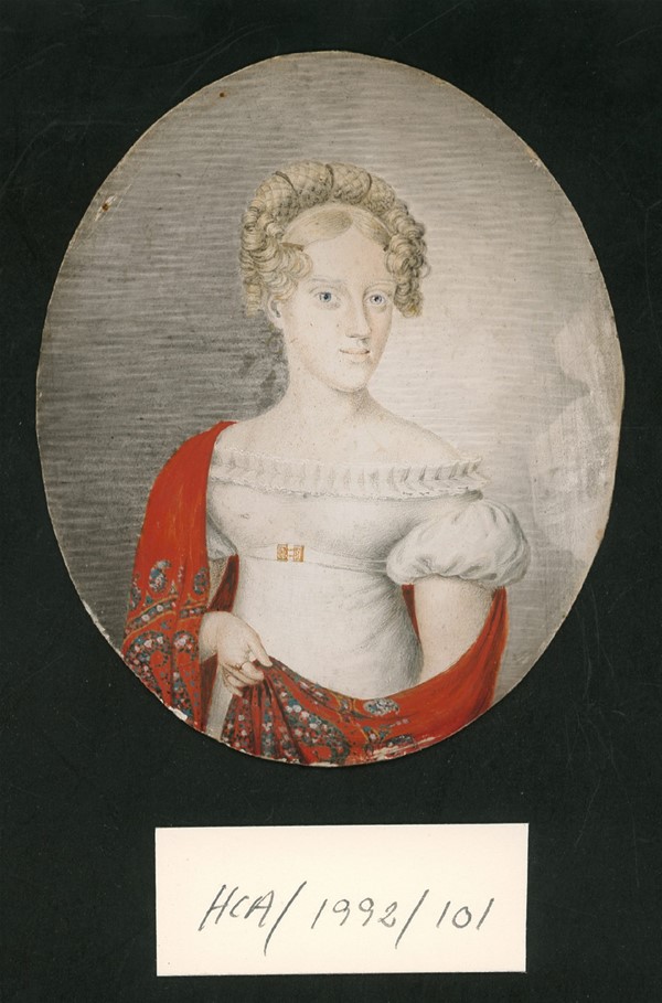 Portræt: Arveprinsesse Caroline, ca. 1820